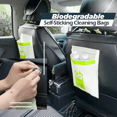 Biodegradable Self-Sticking Cleaning Bags