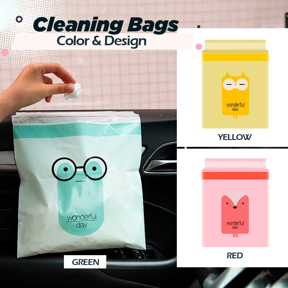 Biodegradable Self-Sticking Cleaning Bags