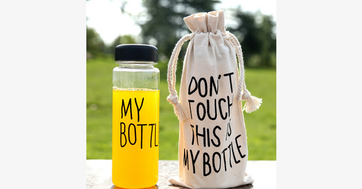 'My Bottle' Transparent Water Bottle