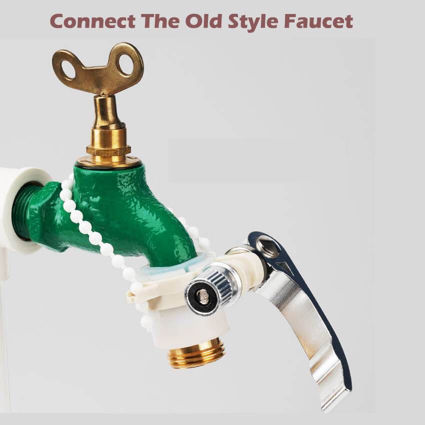 3 in 1 Faucet Adapter,Connect Car Wash Water Pipe Fittings