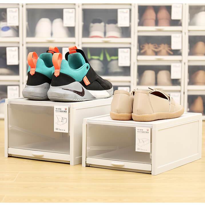 3Pcs Space-Saving Storage Shoe Box,Organizing Box