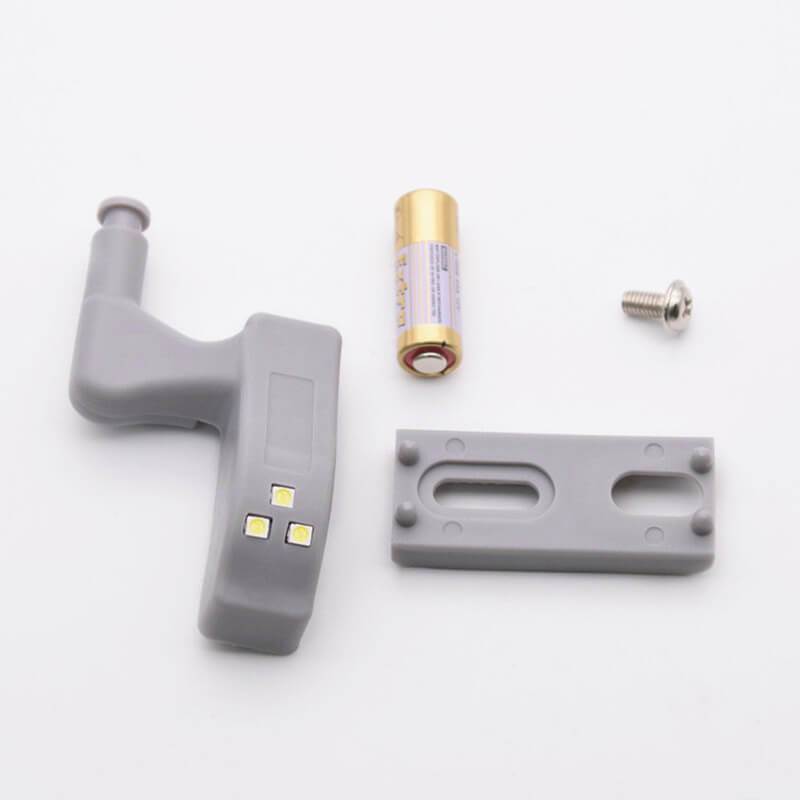 4 PCS Hydraulic Damping Led Hinge Light, Cabinet Light