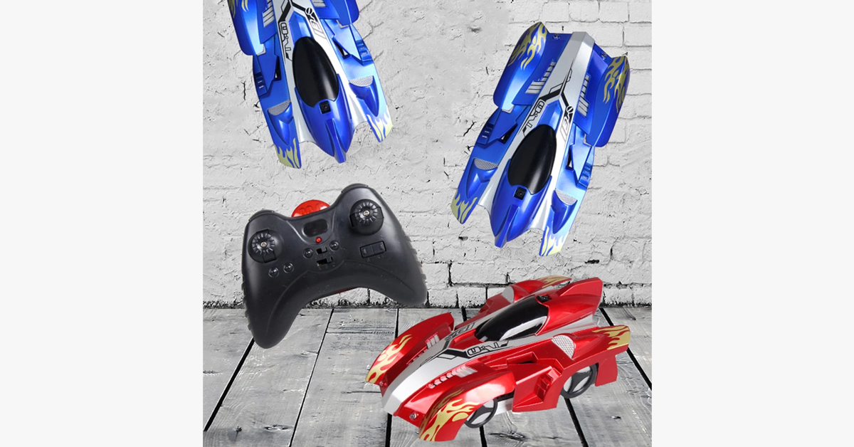 360° Wall Climbing Race Car