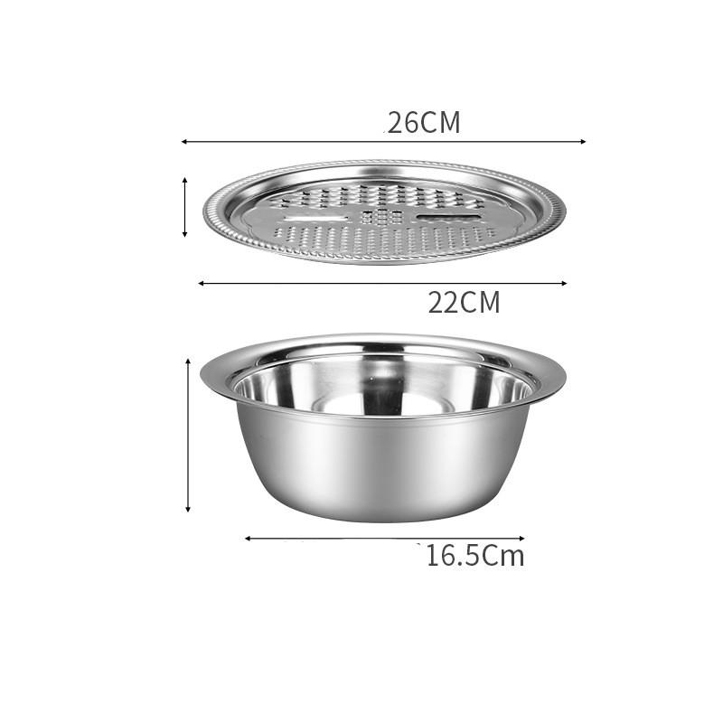 CleverGrate™  Multifunctional Stainless Steel Basin Grater