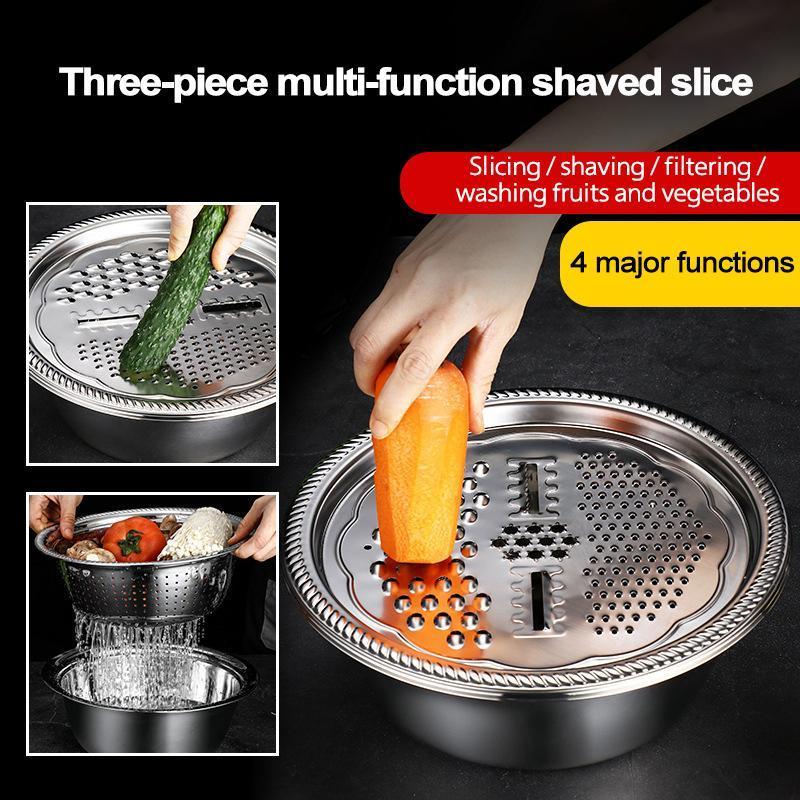 CleverGrate™  Multifunctional Stainless Steel Basin Grater