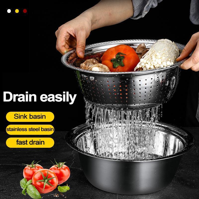 CleverGrate™  Multifunctional Stainless Steel Basin Grater