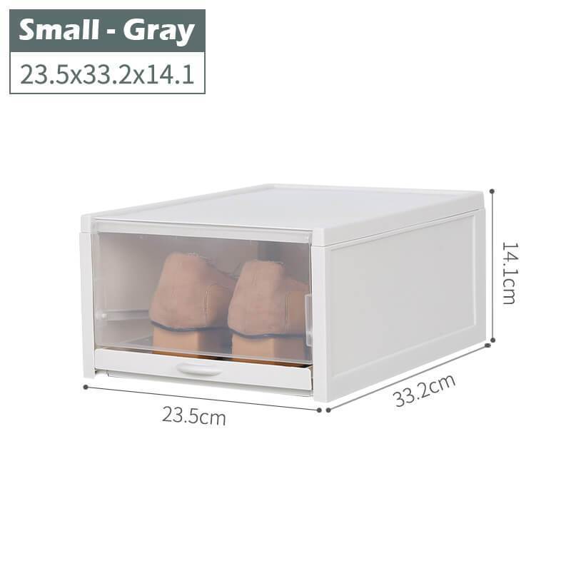3Pcs Space-Saving Storage Shoe Box,Organizing Box