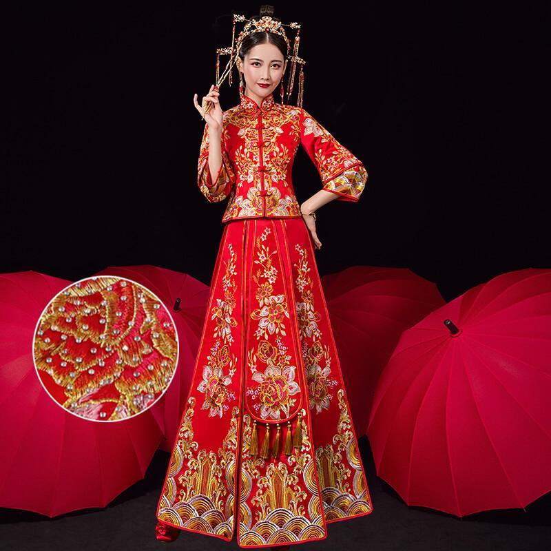 Chinese Style Cheongsam,Bride Wedding Dress