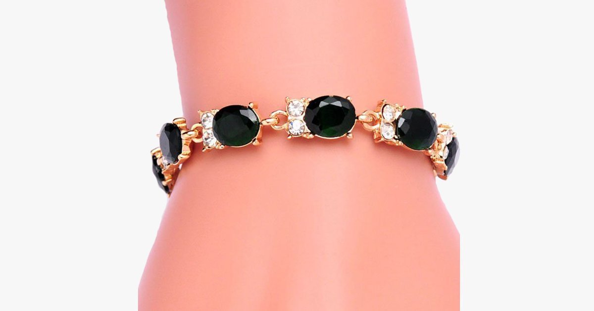 Crystal Owl Bracelet