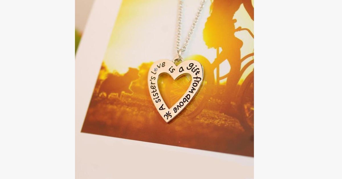 A Sister's Love is a Gift From Above - Pendant