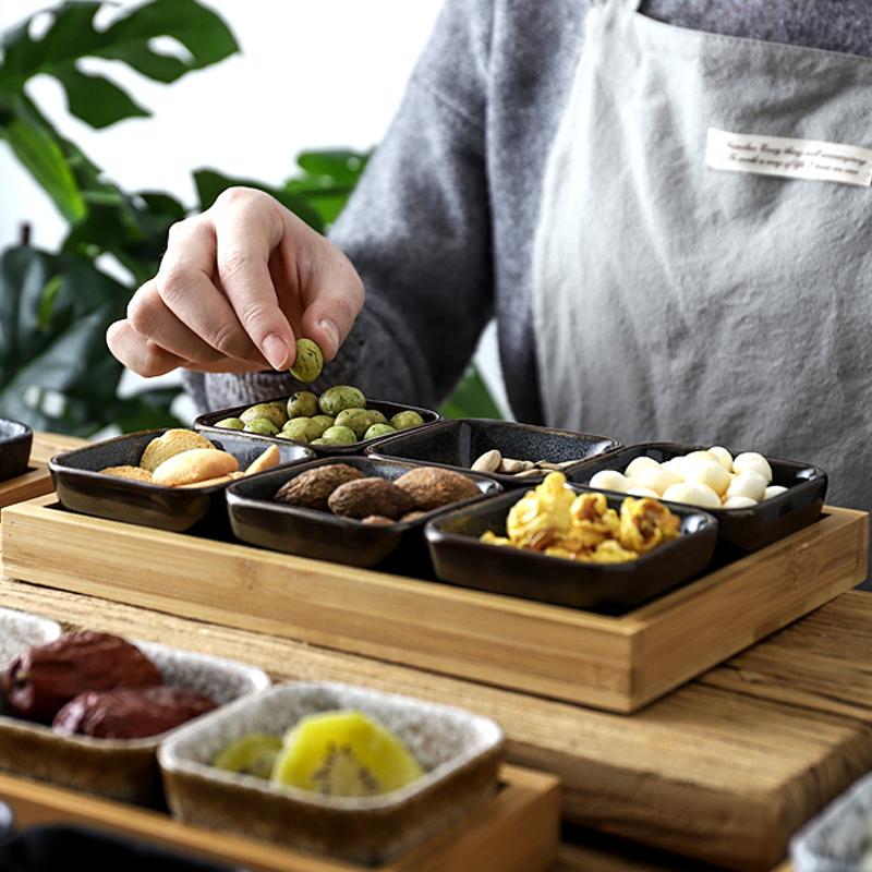 Ceramic Snack Serving Dish Sets