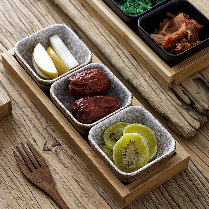 Ceramic Snack Serving Dish Sets