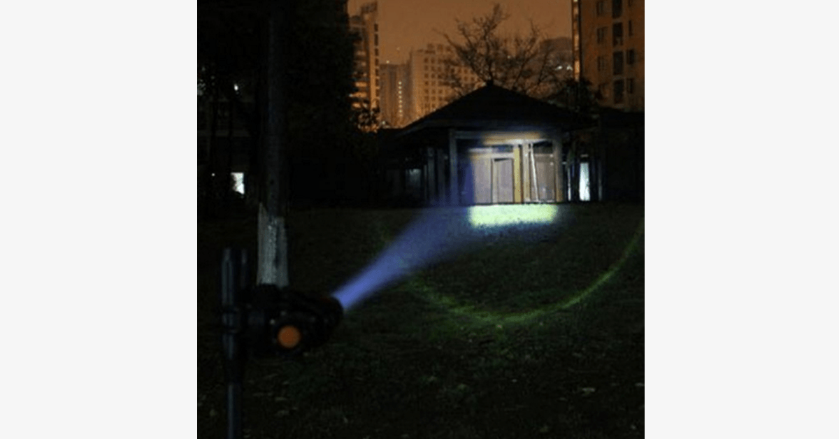 2000LM Waterproof Super Bright Adjustable Focus Tactical LED Flashlight