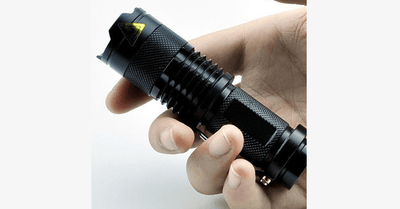 2000LM Waterproof Super Bright Adjustable Focus Tactical LED Flashlight