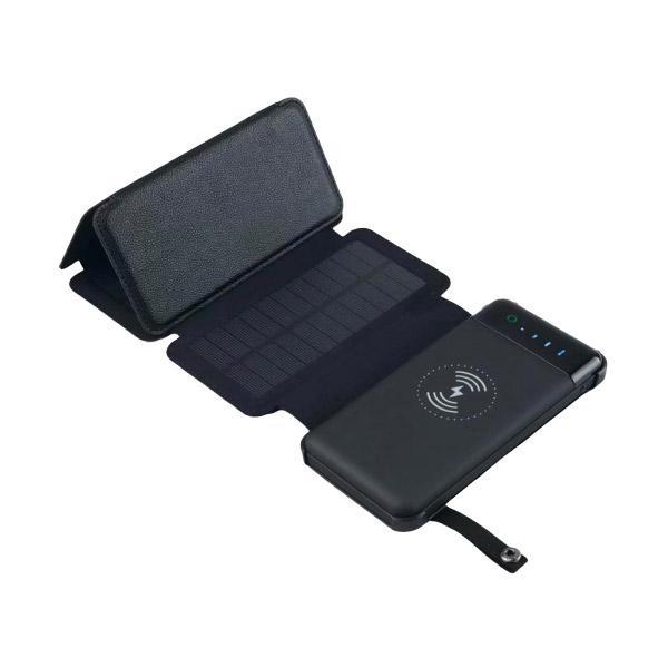 Solar Powered Battery Bank - Wireless Charger