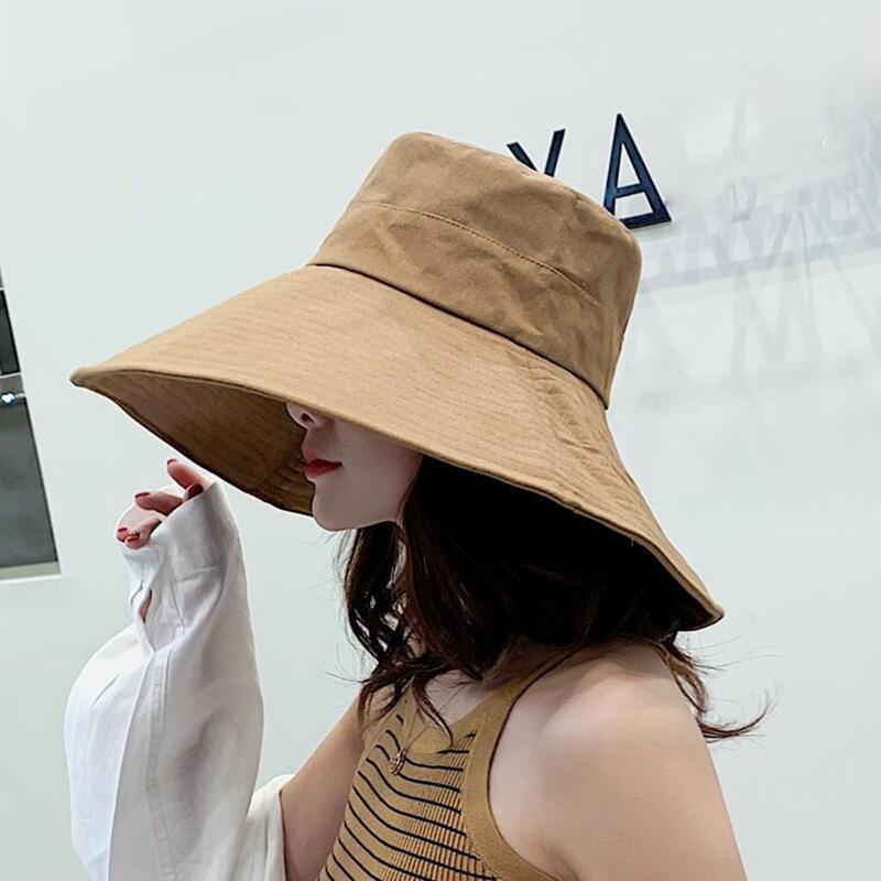 Big Wide Brim Beach Hat, Fashion Summer UV Protection Sun Hat