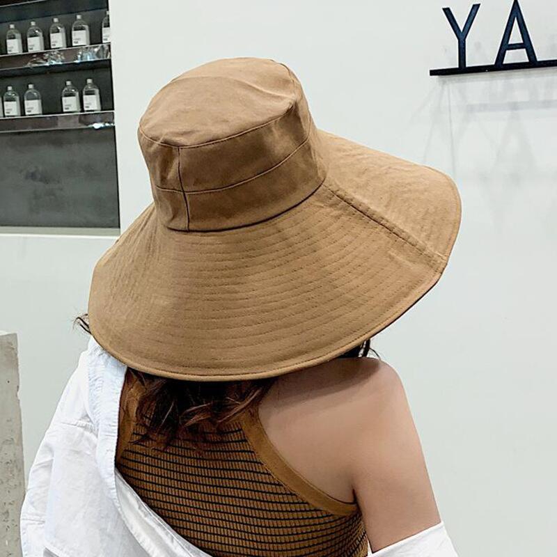 Big Wide Brim Beach Hat, Fashion Summer UV Protection Sun Hat