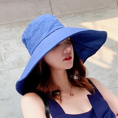 Big Wide Brim Beach Hat, Fashion Summer UV Protection Sun Hat