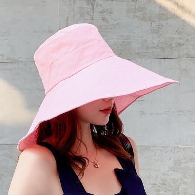 Big Wide Brim Beach Hat, Fashion Summer UV Protection Sun Hat