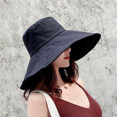Big Wide Brim Beach Hat, Fashion Summer UV Protection Sun Hat
