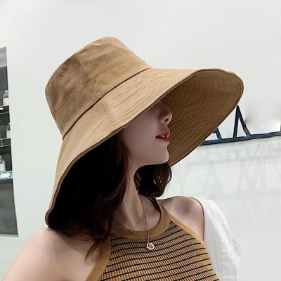 Big Wide Brim Beach Hat, Fashion Summer UV Protection Sun Hat