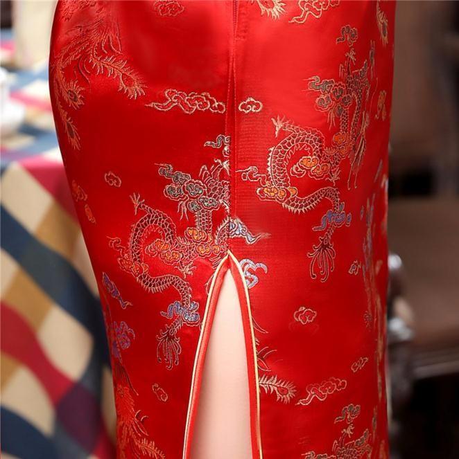 Classic Chinese Women Traditional Long Cheongsam