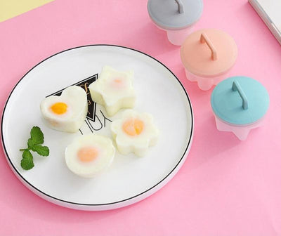 4Pcs/set Plastic Cute Egg Cooker