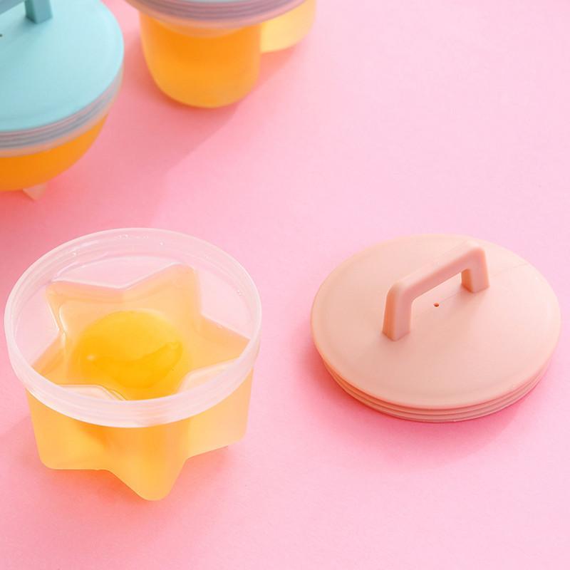4Pcs/set Plastic Cute Egg Cooker