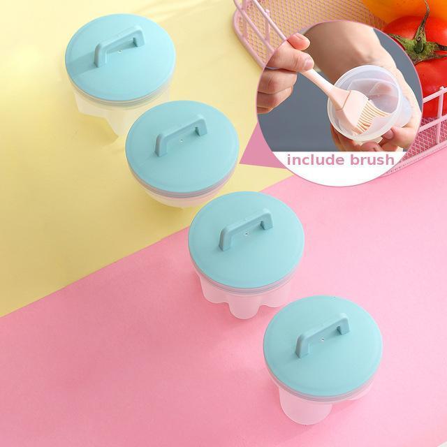 4Pcs/set Plastic Cute Egg Cooker