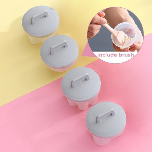4Pcs/set Plastic Cute Egg Cooker