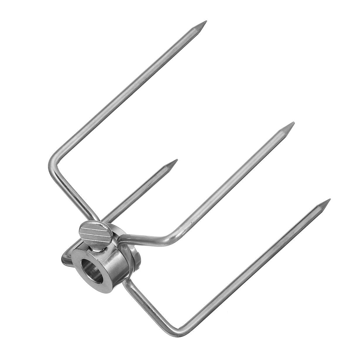BBQ Forks 2Pcs/Set Stainless Steel Chicken Spit Fork