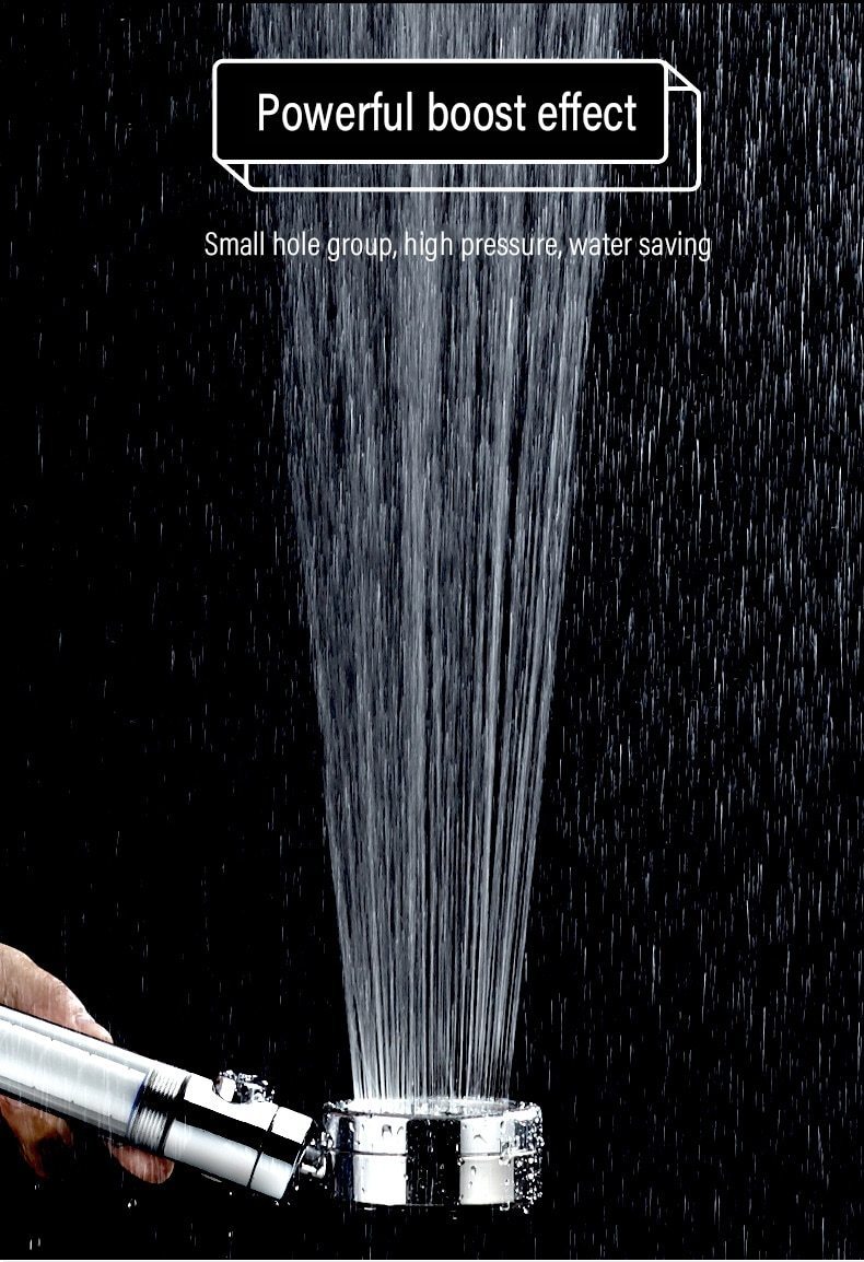 3 Modes Shower Head Skin Care High Pressure