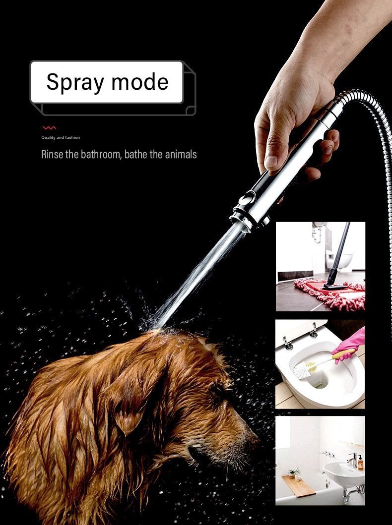 3 Modes Shower Head Skin Care High Pressure