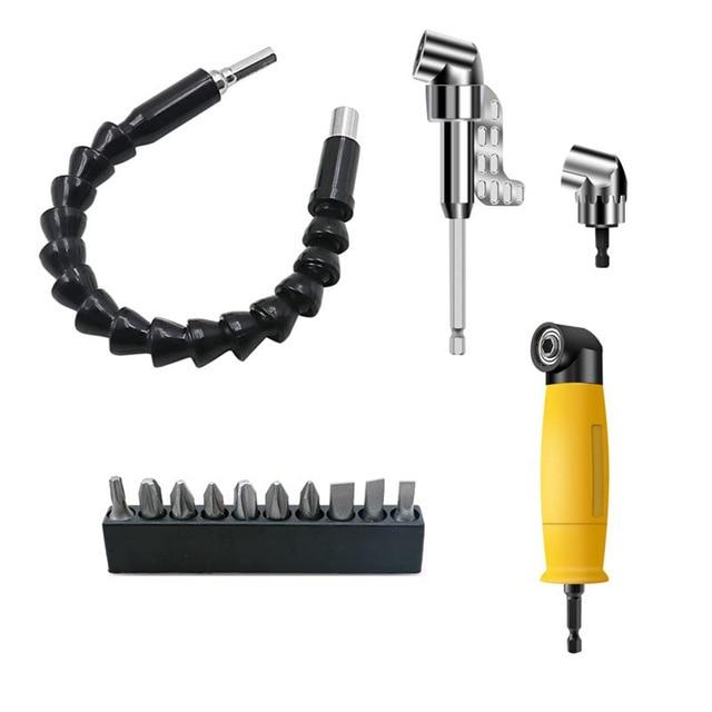 105 Degree Angle Adjustable Bits Nozzles Screwdriver Tool