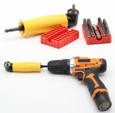 105 Degree Angle Adjustable Bits Nozzles Screwdriver Tool