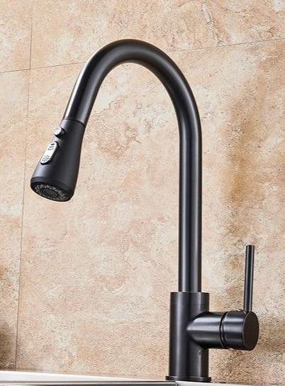 Brushed Nickel Faucet - Pull Out Faucet