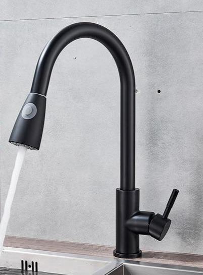 Brushed Nickel Faucet - Pull Out Faucet