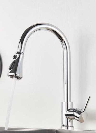 Brushed Nickel Faucet - Pull Out Faucet