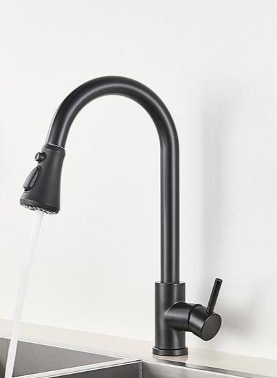 Brushed Nickel Faucet - Pull Out Faucet