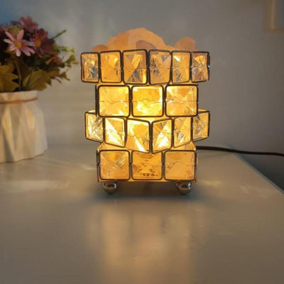 Crystal Rubik's Cube Himalayan Salt