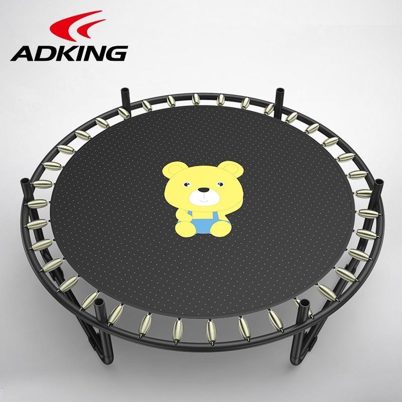 59Inch Indoor & Outdoor Trampoline with Enclosure For Child -  Foldable Design