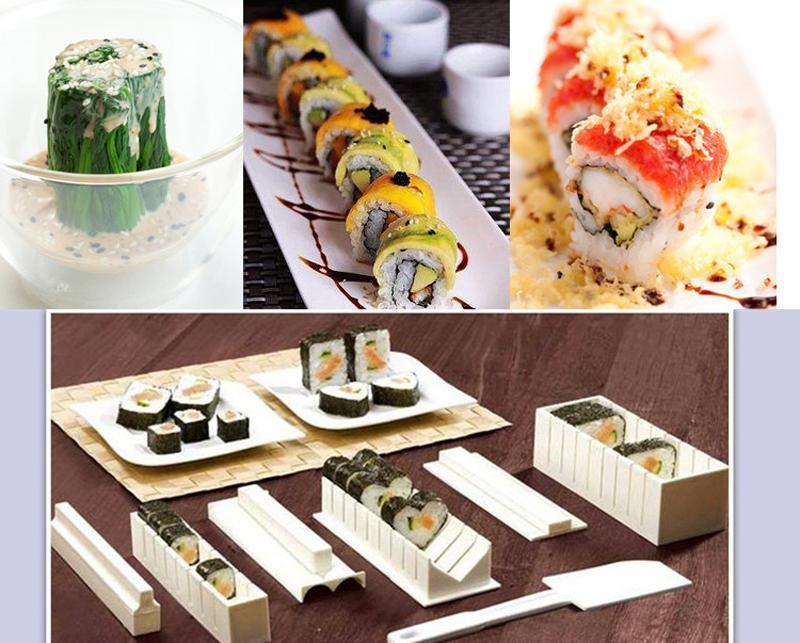 Christmas Gift DIY Sushi Maker（1set of 10 pcs）