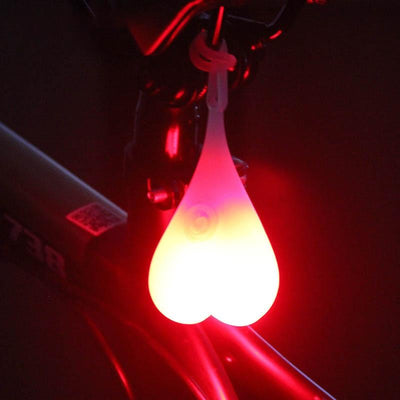 Bike Light Heart Shape Cycling Balls Night Warning Led