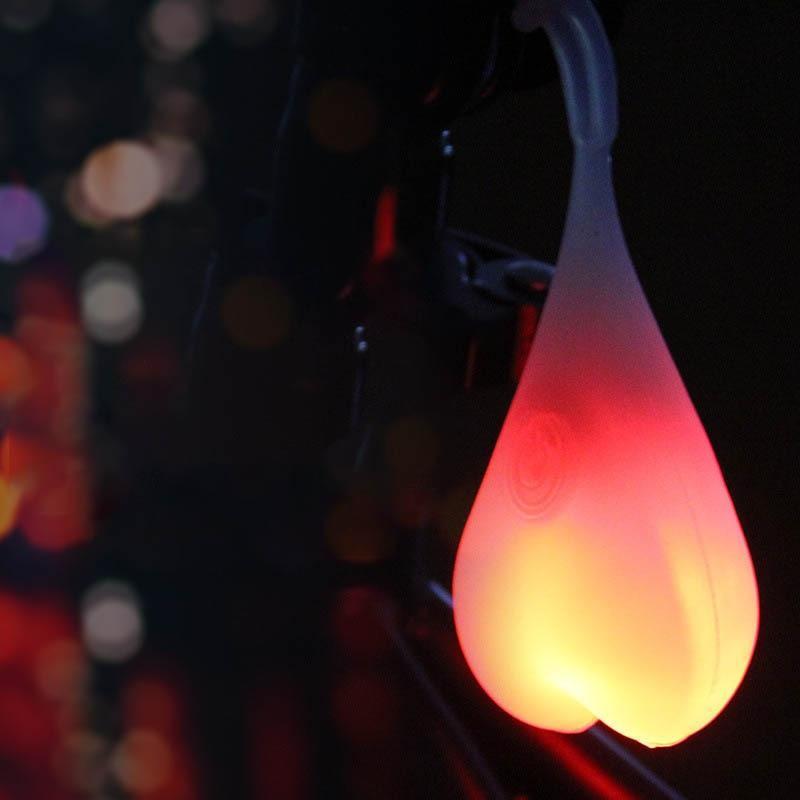 Bike Light Heart Shape Cycling Balls Night Warning Led