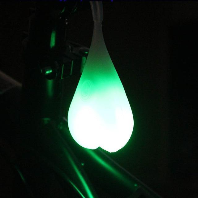 Bike Light Heart Shape Cycling Balls Night Warning Led