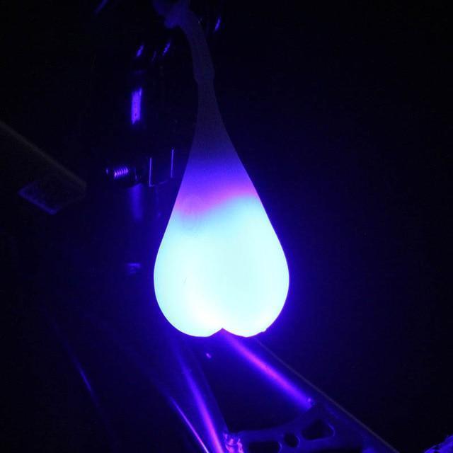 Bike Light Heart Shape Cycling Balls Night Warning Led