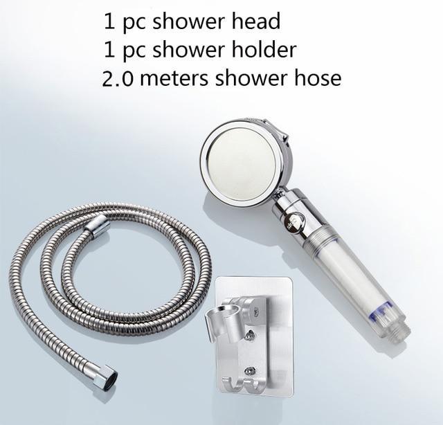 3 Modes Shower Head Skin Care High Pressure