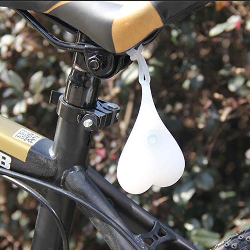 Bike Light Heart Shape Cycling Balls Night Warning Led