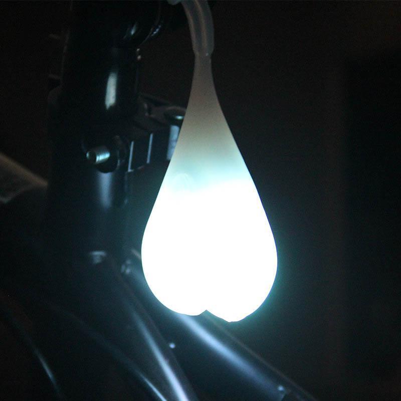Bike Light Heart Shape Cycling Balls Night Warning Led
