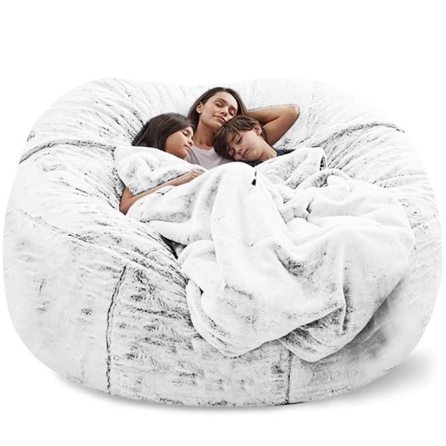 7FT 183cm Fur Giant Washable Bean Bag